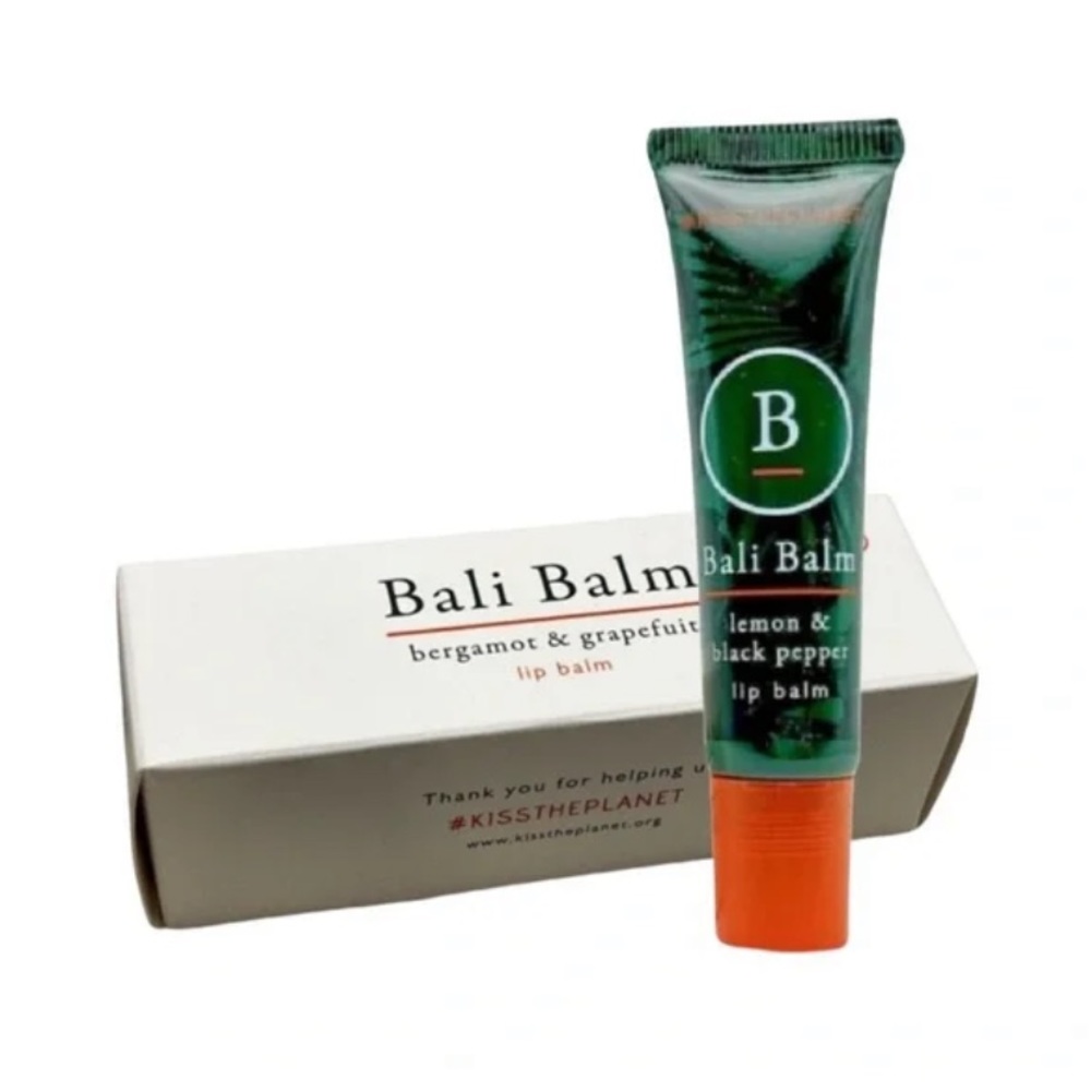 💎 Bali Balm LEMON & BLACK PEPPER Lip Balm 15 ml Full-Size New In Box